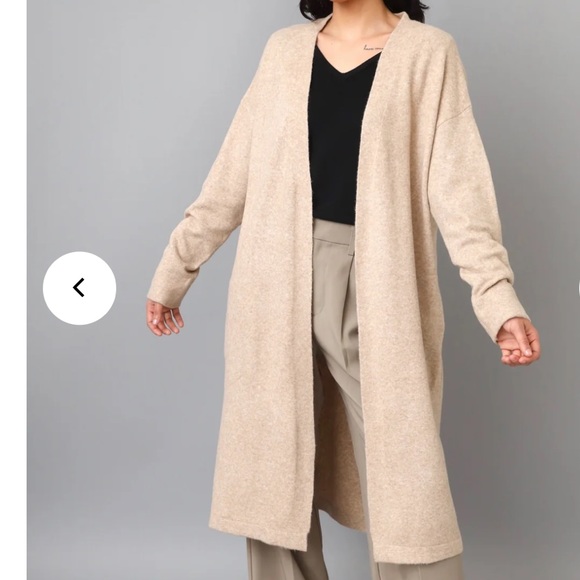 Forever 21 Sweaters - Forever 21 Cozy Open Taupe Long Cardigan Sweater
